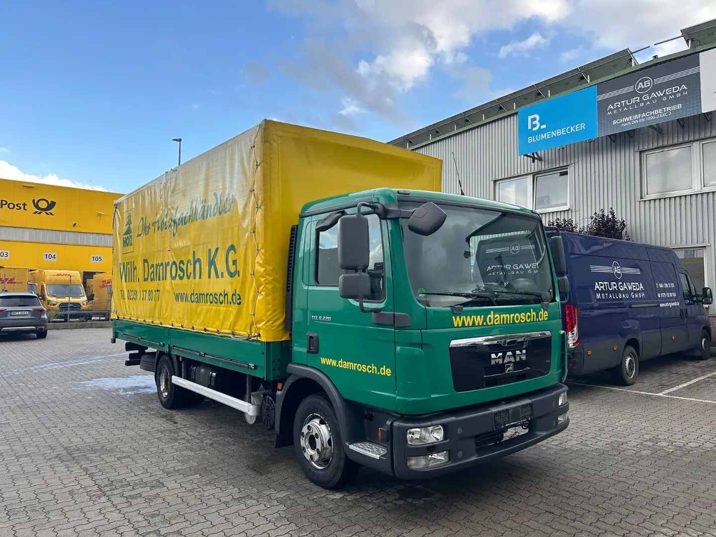 MAN TGL 8.220 4x2 Pritsche + Plane Klima Vert - 2