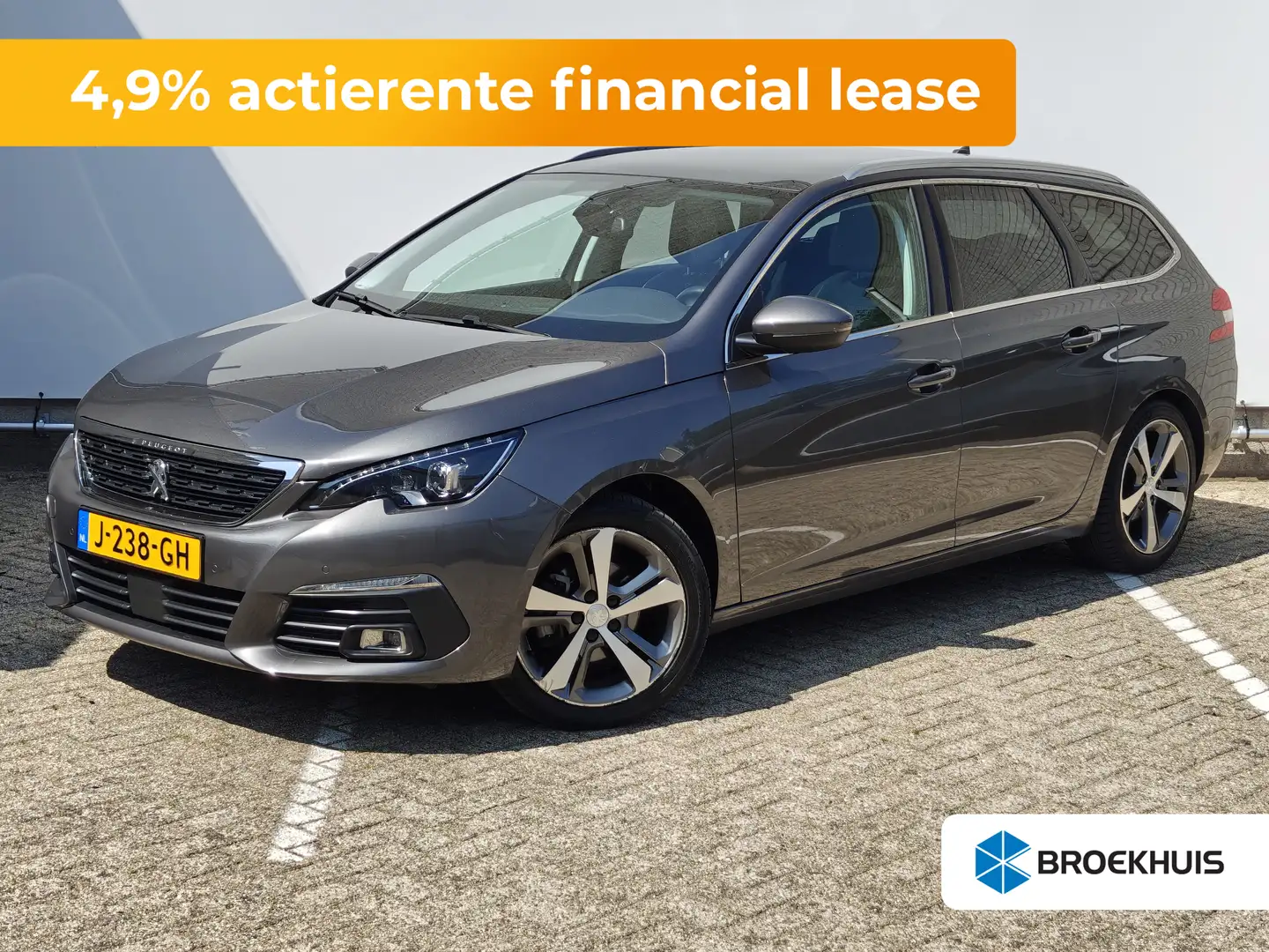 Peugeot 308 SW 1.2 PureTech Blue Lease Premium | Achteruitrijc Gris - 1