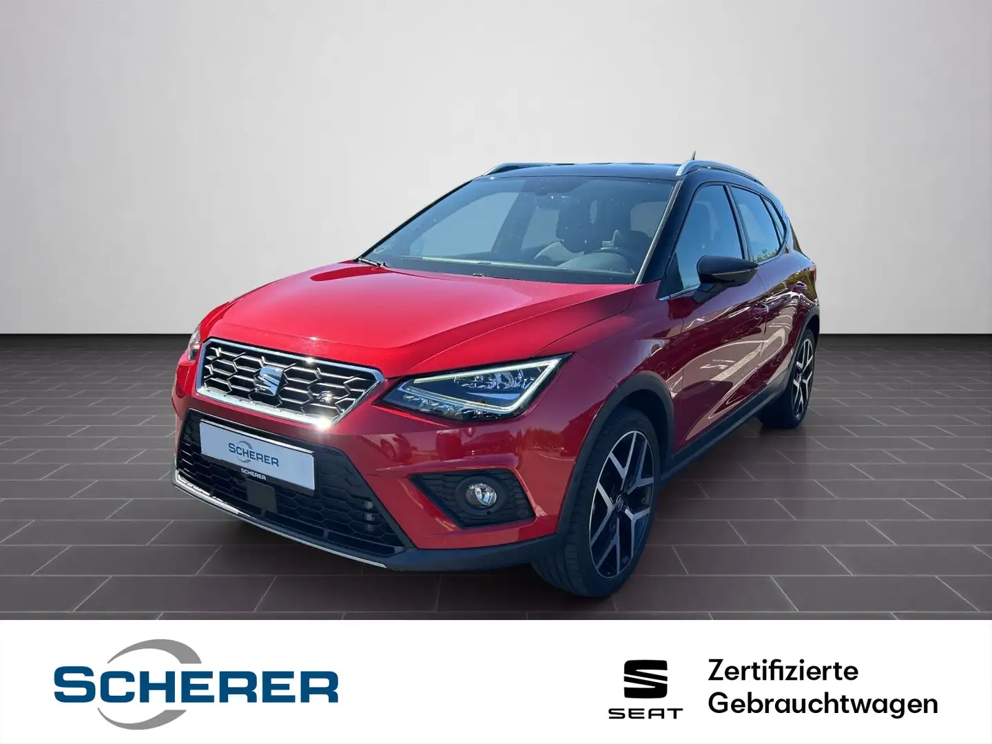 SEAT Arona 1.5 TSI FR DSG 18" ACC AHK CARPLAX LED NAV Rot - 1
