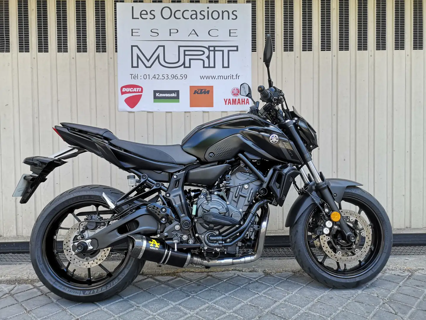 Yamaha MT-07 Zwart - 1