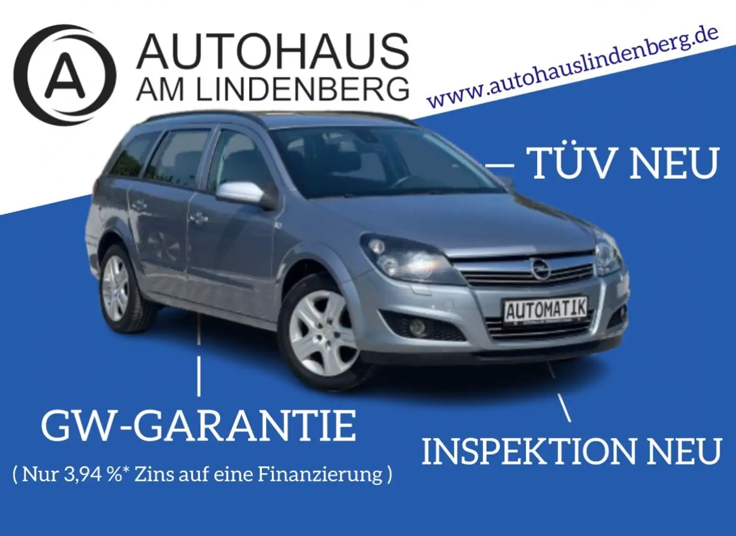 Opel Astra H Caravan Innovation*AUTOMATIK*79.000KM*PC Silber - 1