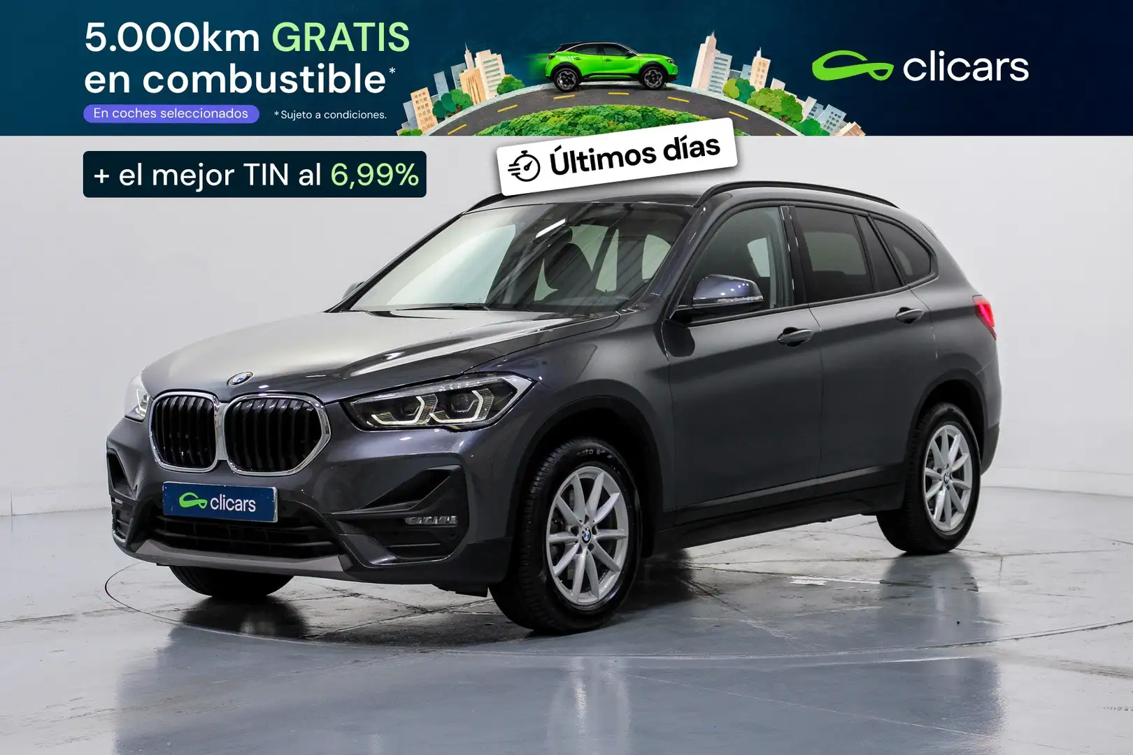BMW X1 sDrive 18dA Corporate Gris - 1