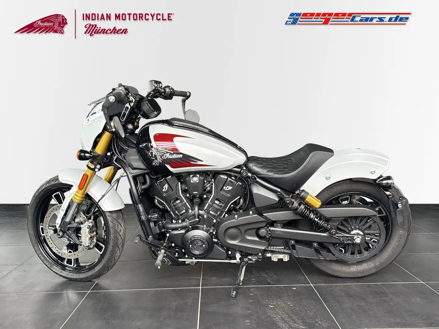 Indian Scout 101 Blanc - 2