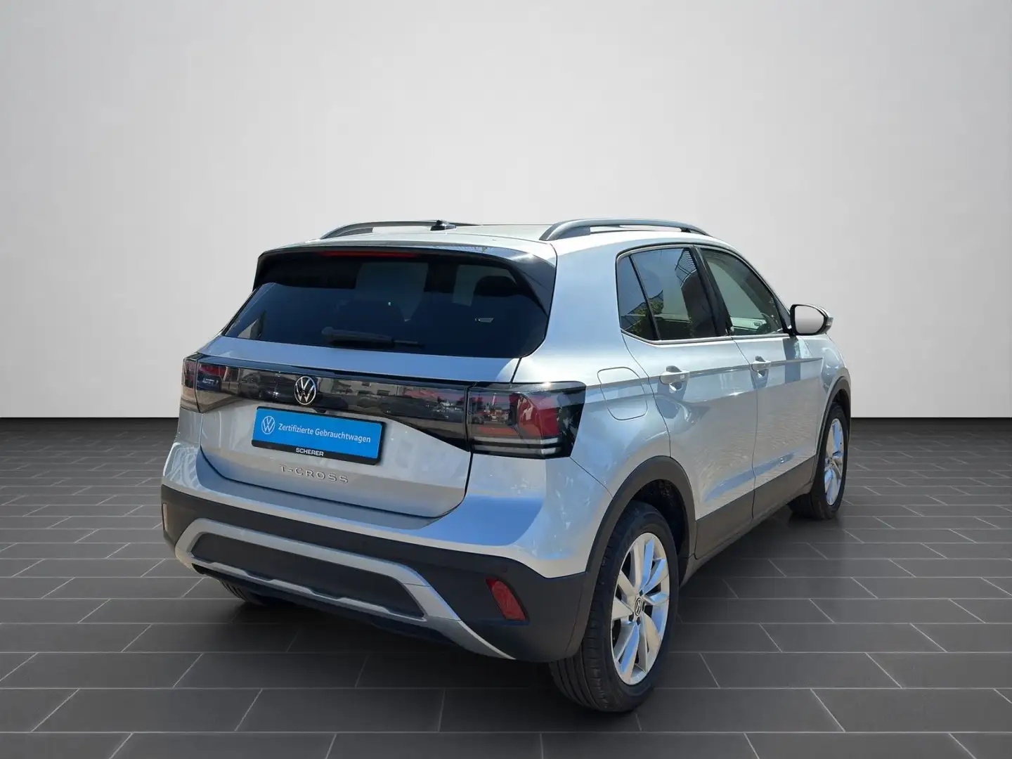 Volkswagen T-Cross Life 1.0 TSI REAR VIEW KEYLESS LIGHT ASS Silber - 2