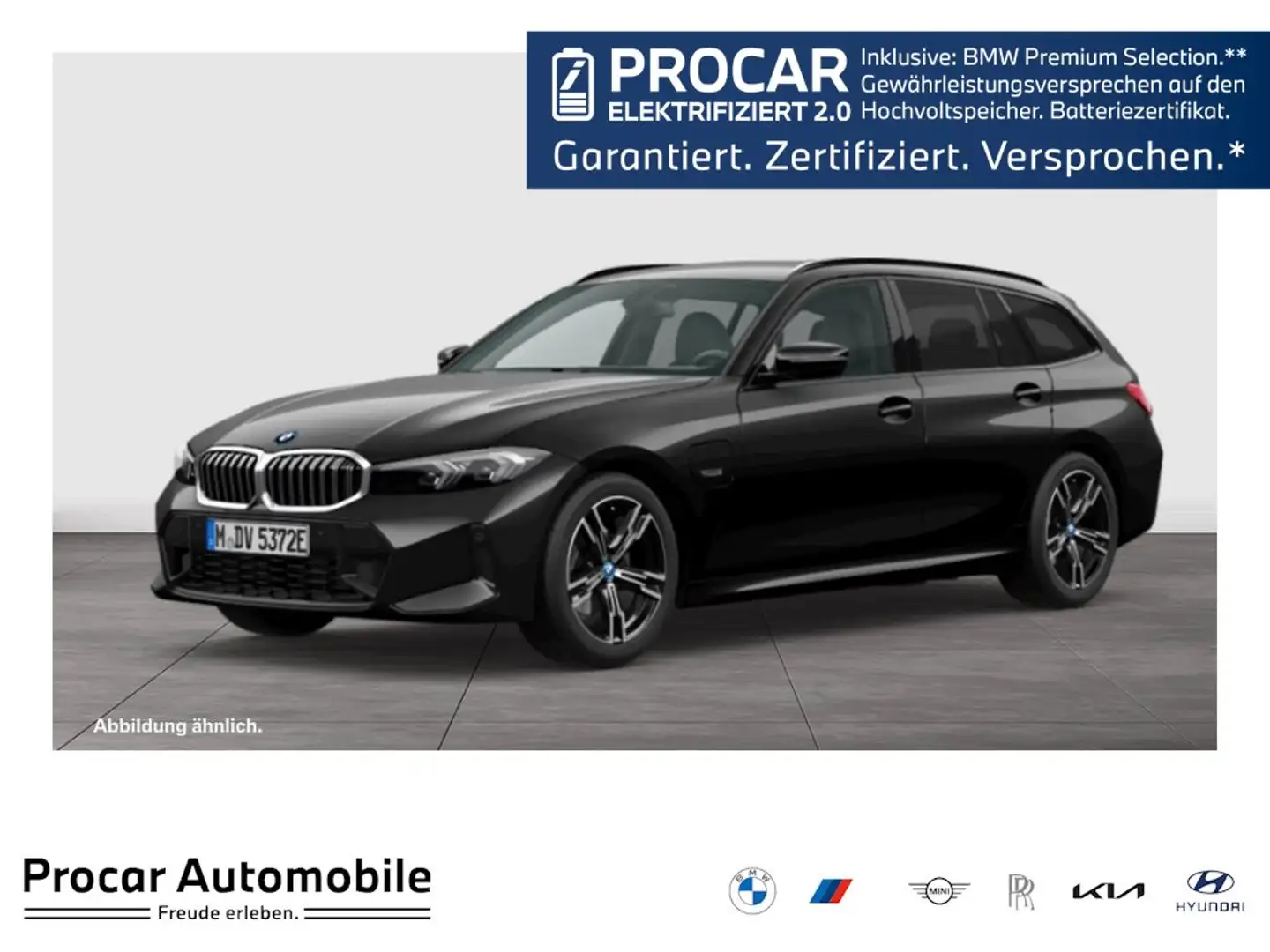 BMW 320 e Touring M-Sport CurvedDisplay Sonnenschutz Schwarz - 1