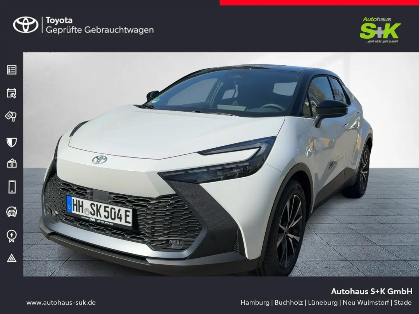 Toyota C-HR 2,0-l-Plug-in Hybrid+SHZ+R-Kamera+Carplay+ Zwart - 1