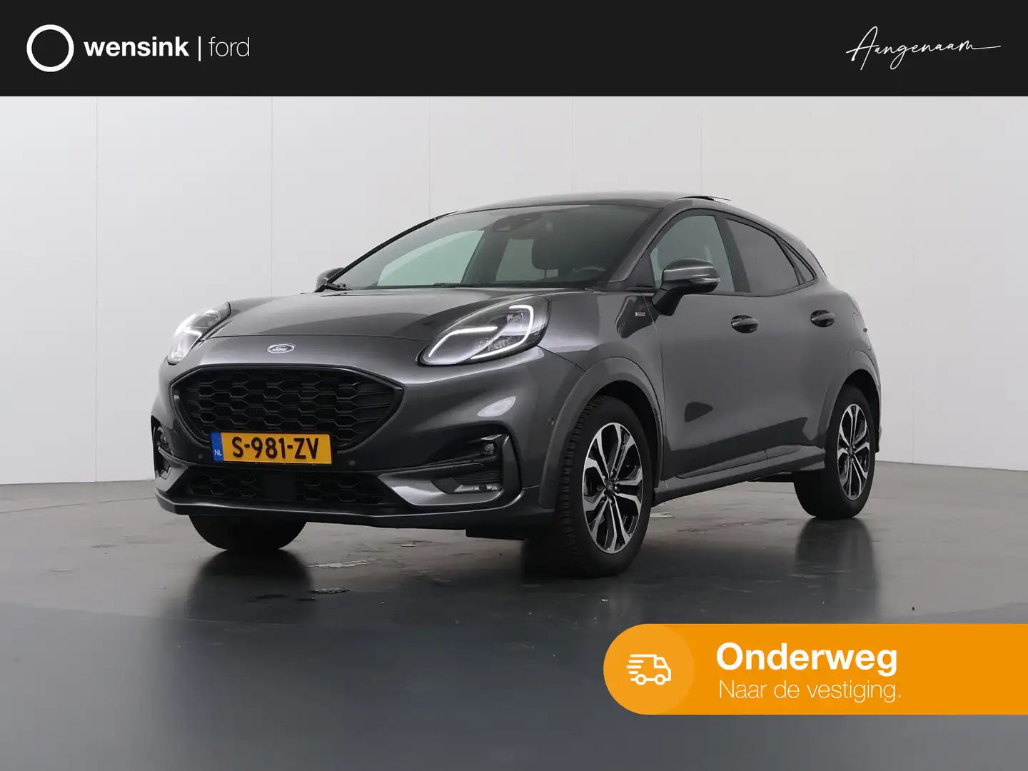 Ford Puma 1.0 EcoBoost Hybrid ST-Line X | Panoramadak | Wint Grijs - 1