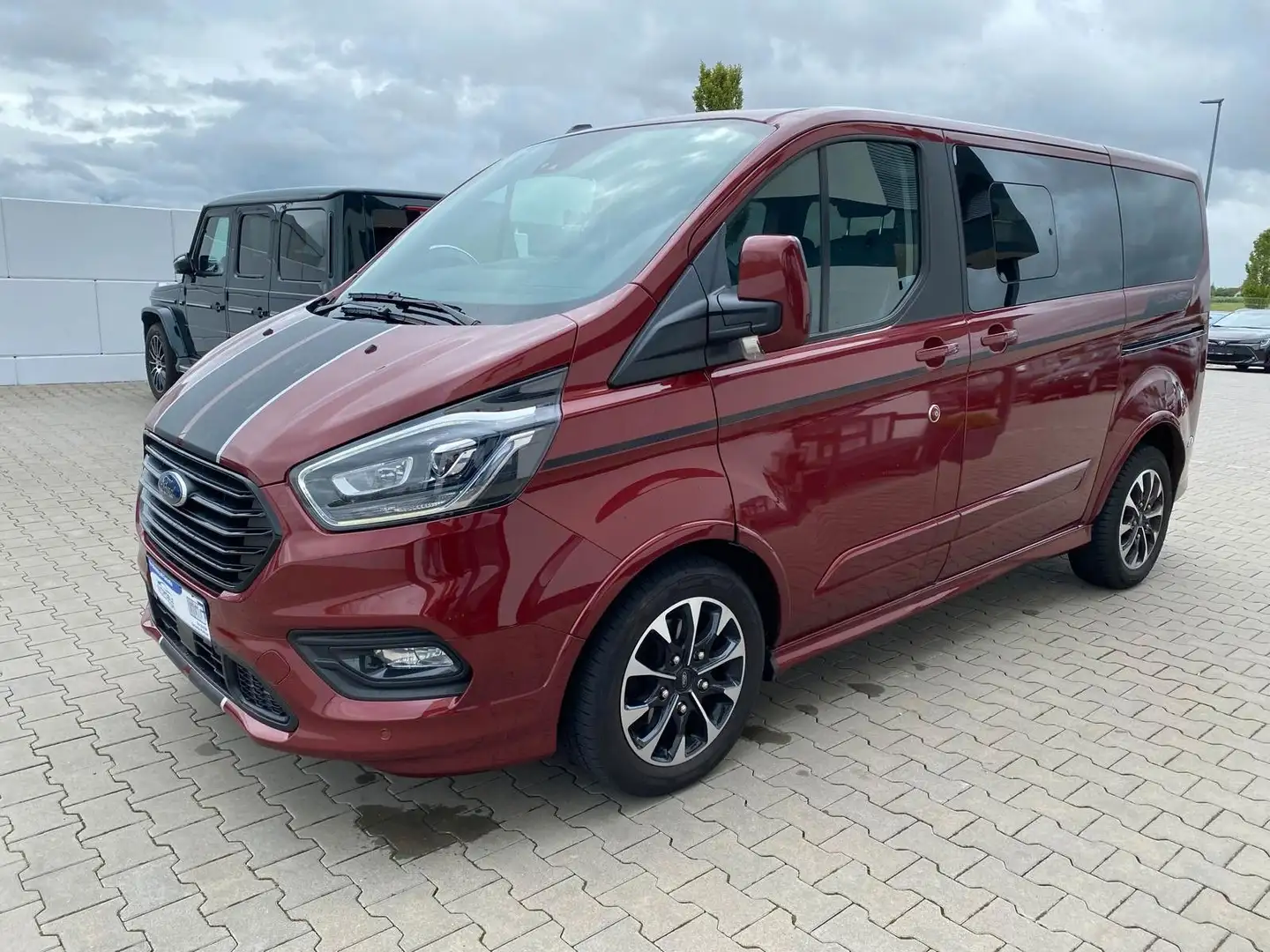Ford Tourneo Custom |ACC|NAVI/8SITZE|R-KAM|SPOR|ACC Roşu - 1
