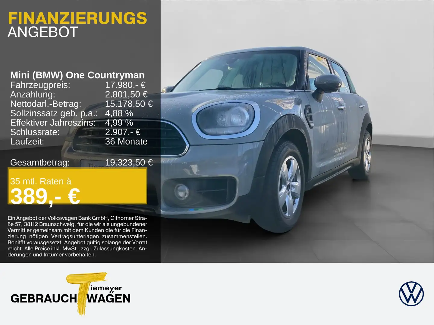 MINI One Countryman PANO SITZHZG LM Grau - 1