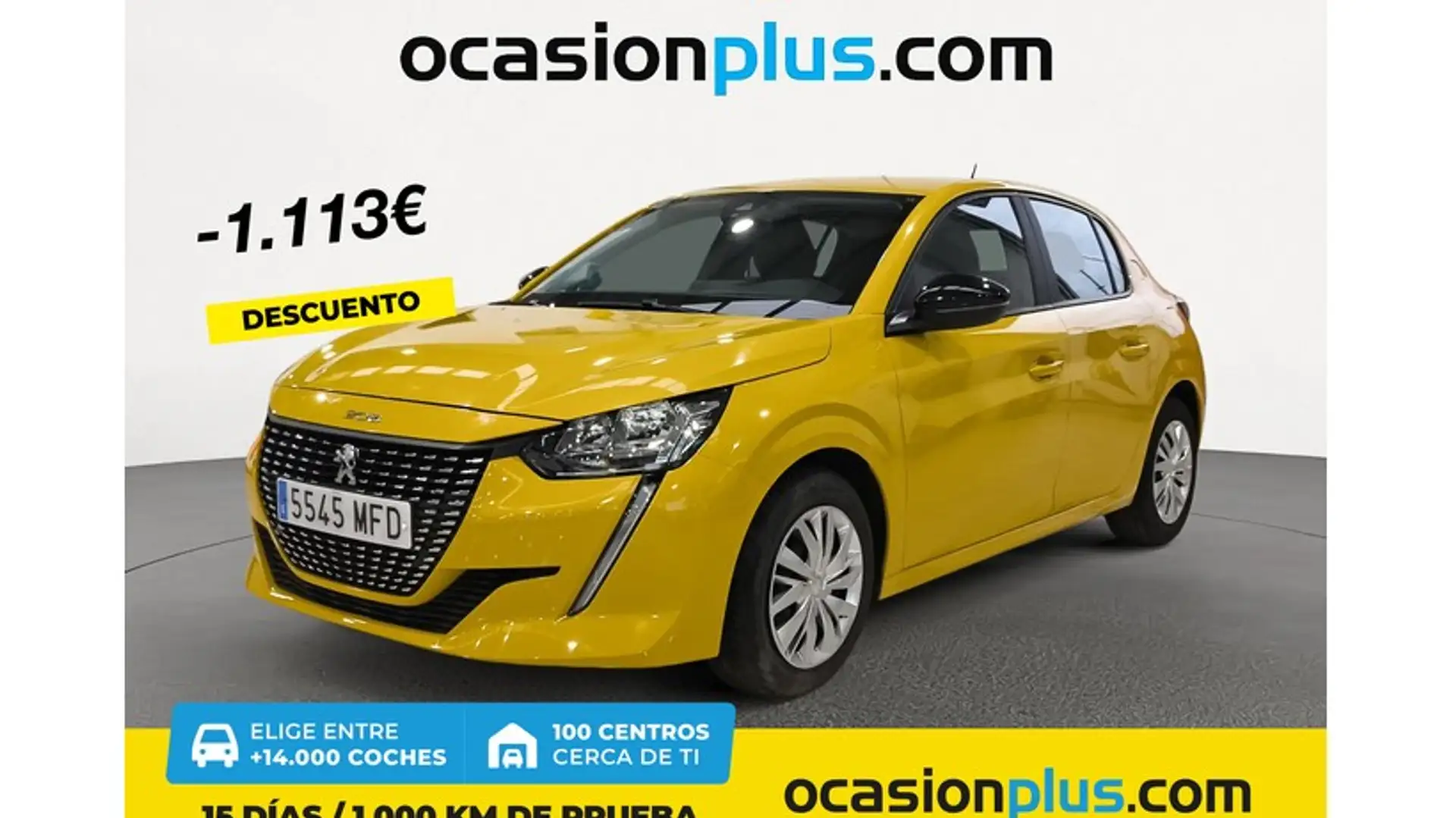 Peugeot 208 1.2 Puretech S&S Active 75 Jaune - 1