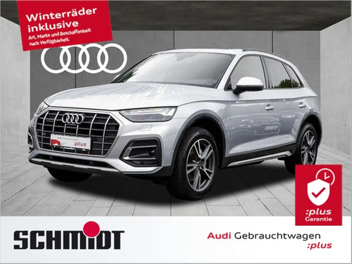 Audi Q5 45 TFSI quattro Advanced S line Navi+ Pano AHK ... Silber - 1
