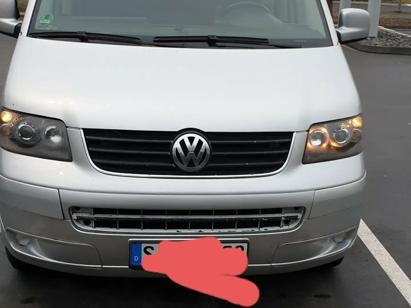 Volkswagen T5 Multivan normal Gümüş rengi - 1