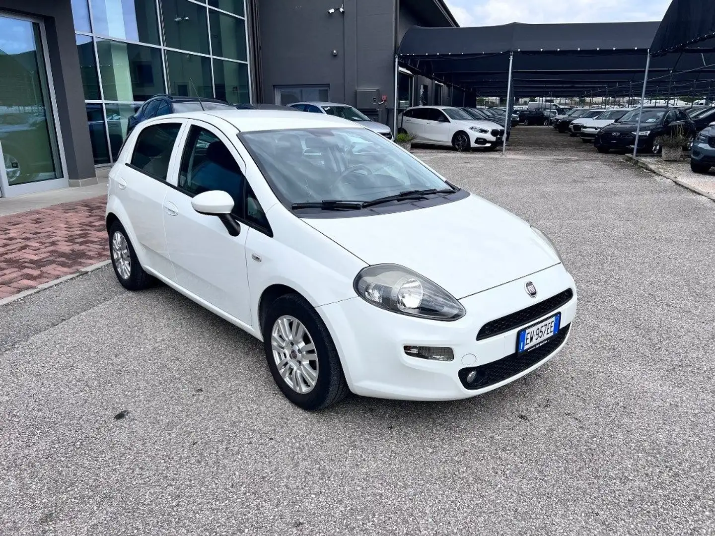 Fiat Punto 1.2 8V 5 porte Lounge Blanc - 2