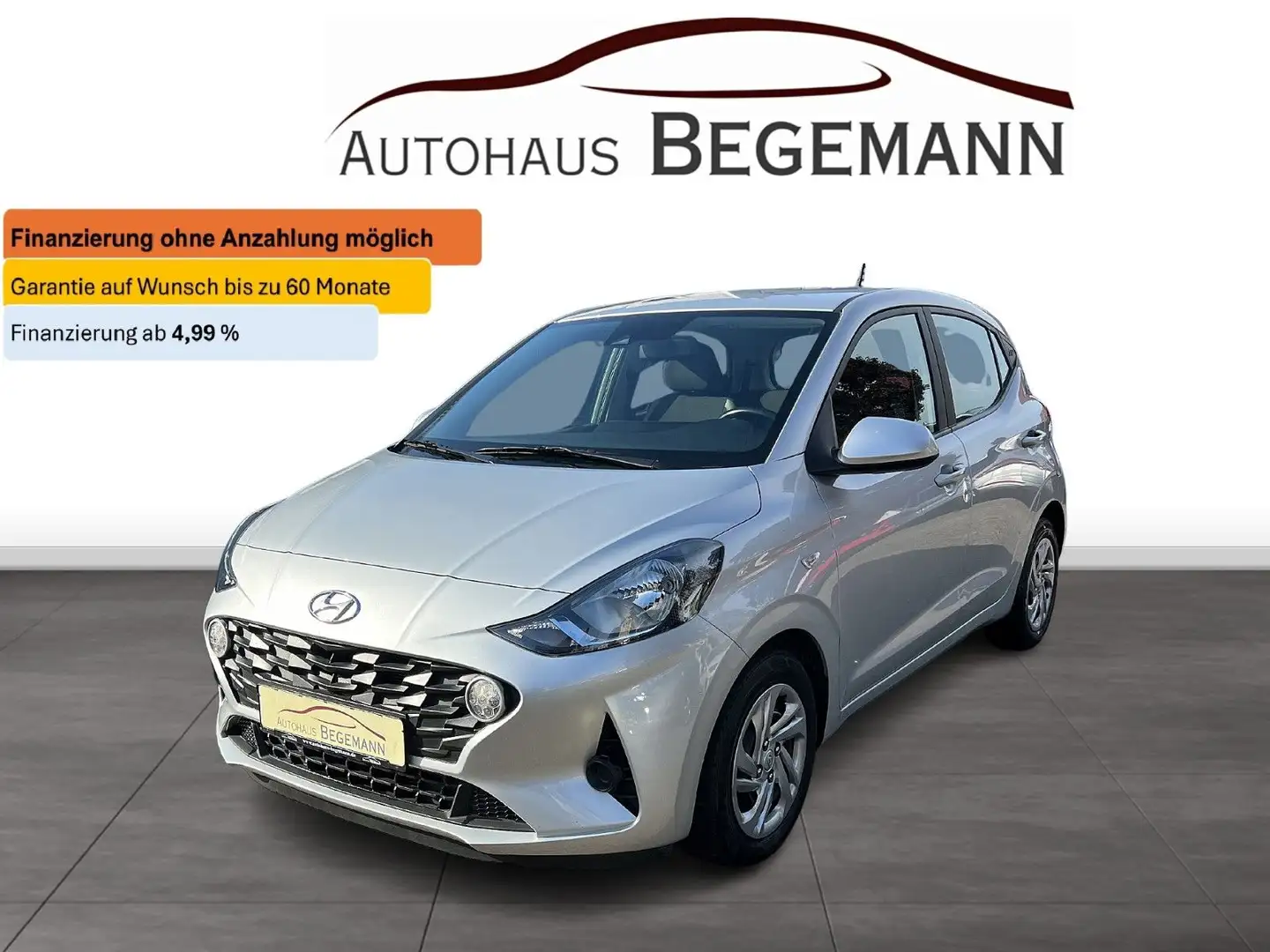 Hyundai i10 Select SHZ PDC Lkrd-Hzg Allw Tempomat Silber - 1