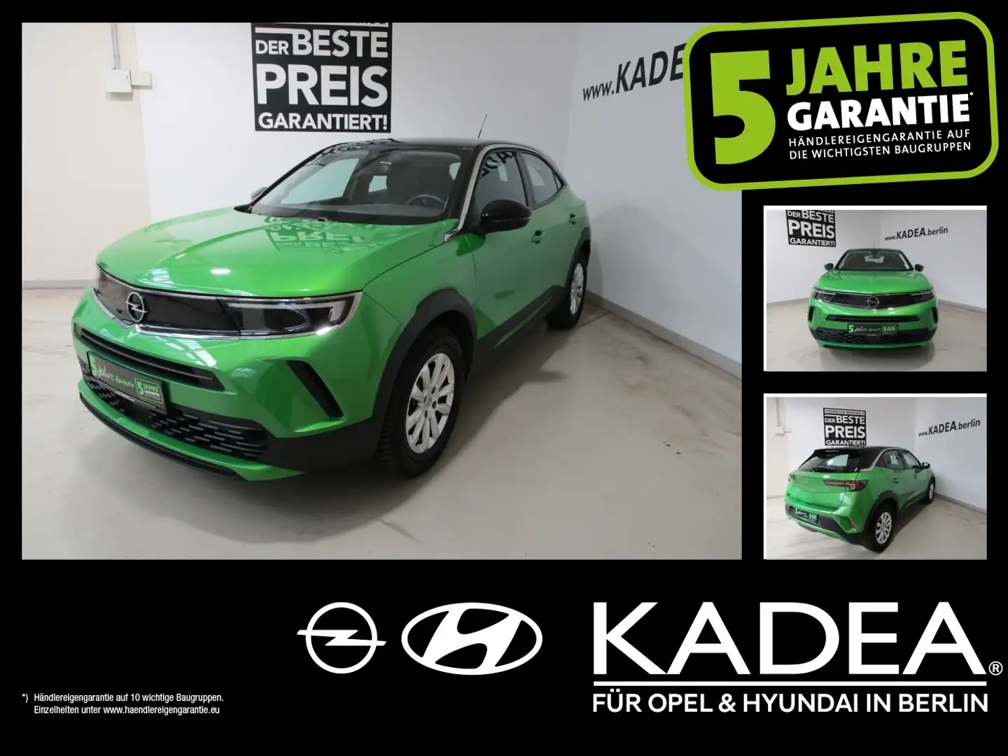 Opel Mokka-E Mokka e Edition LED+Fernlichtass.+KlimaA+LM+PDC Grün - 1