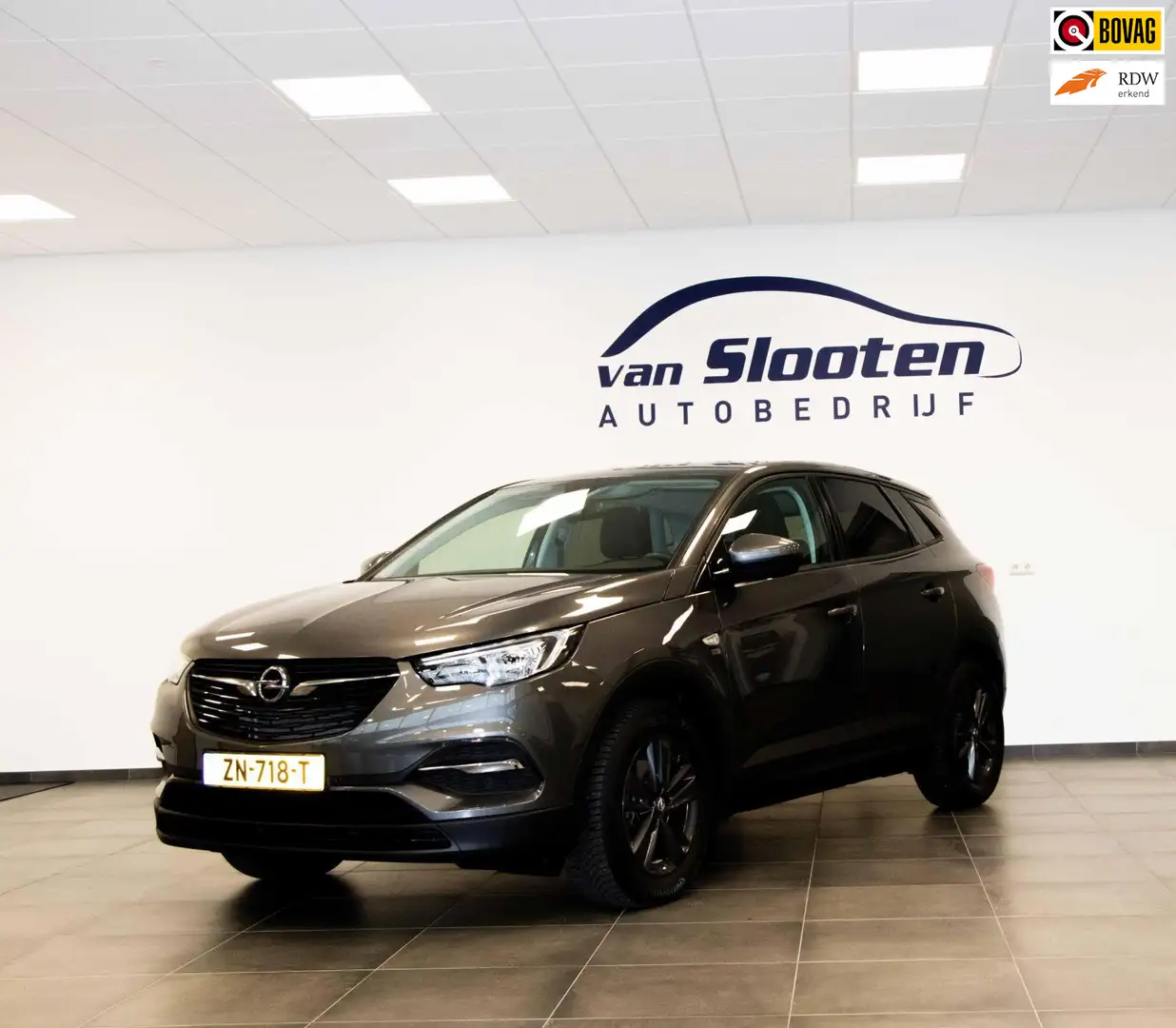 Opel Grandland X 1.2 Turbo 120 Jaar Edition| Navi|Cruise| Apple car Grau - 1
