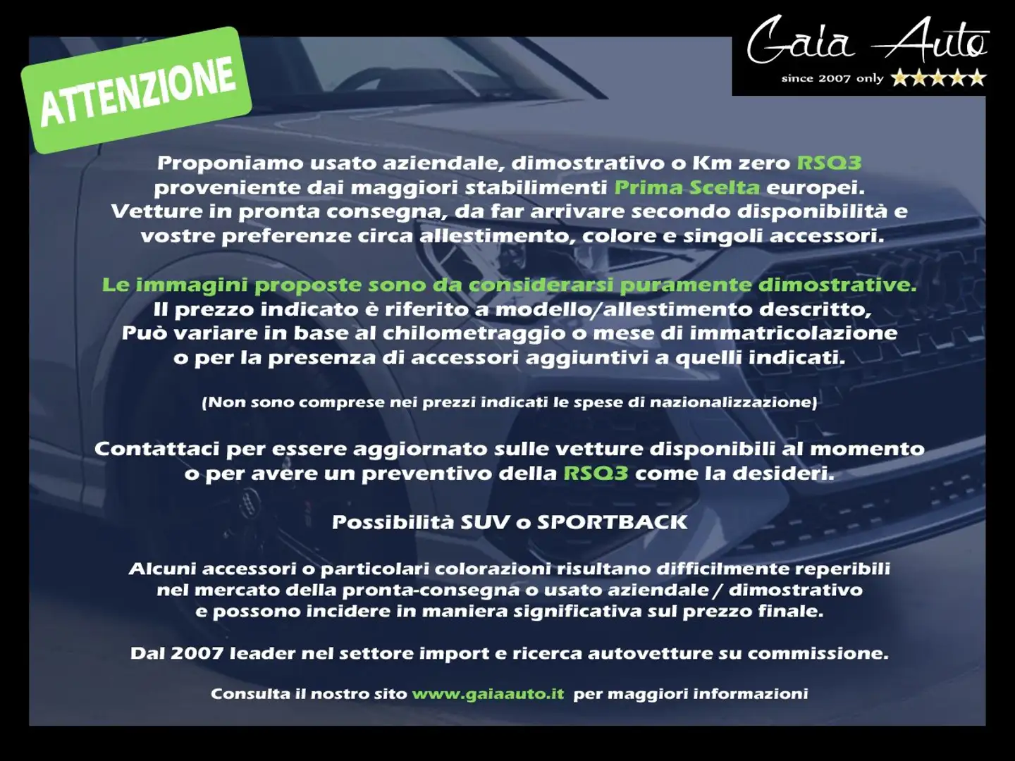 Audi RS Q3 quattro Stronic (Varie disponibilità 2021/2023) Grey - 2