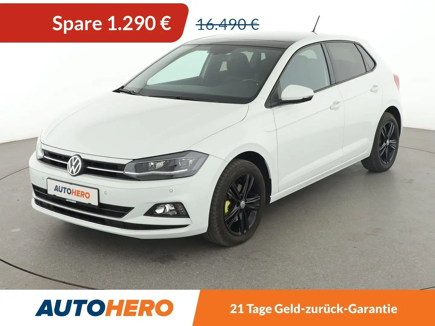 Volkswagen Polo 1.0 TSI Highline*LED*CAM*PDC*SHZ*KLIMA*GARANTIE* Blanc - 1