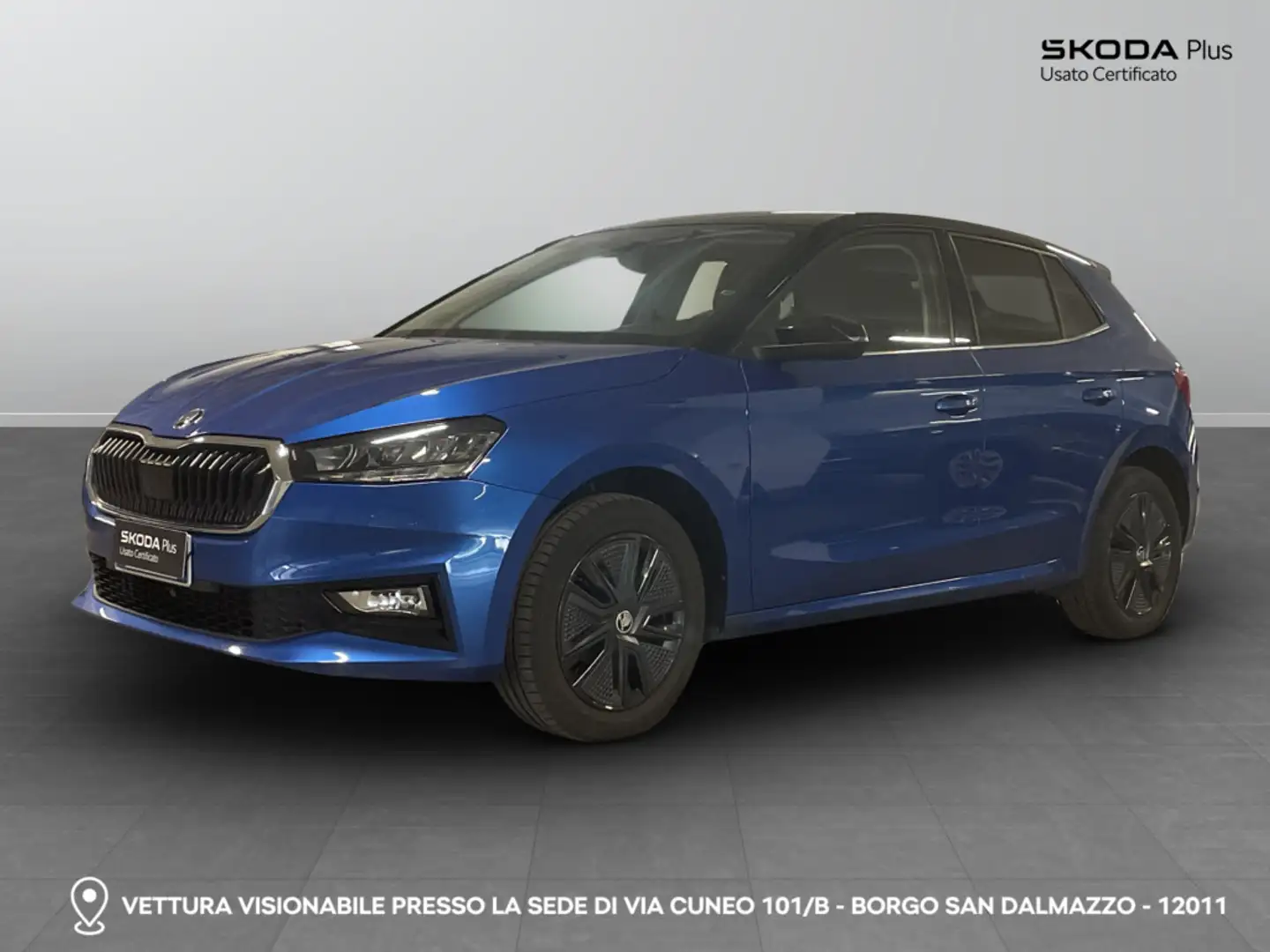Skoda Fabia IV 2022 - Fabia 1.0 tsi evo Style 95cv Bleu - 1