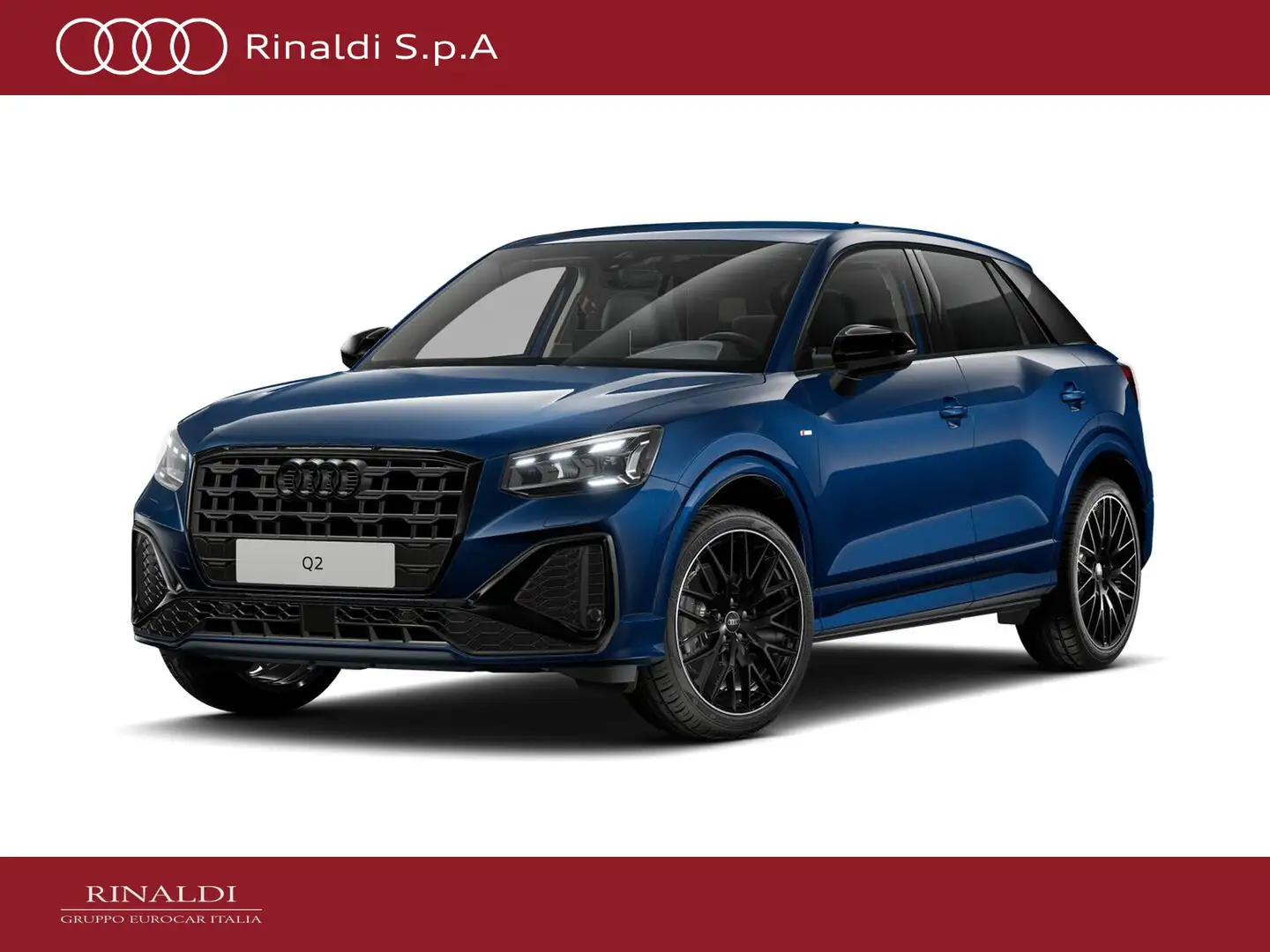 Audi Q2 35 1.5 tfsi identity black Blu/Azzurro - 1