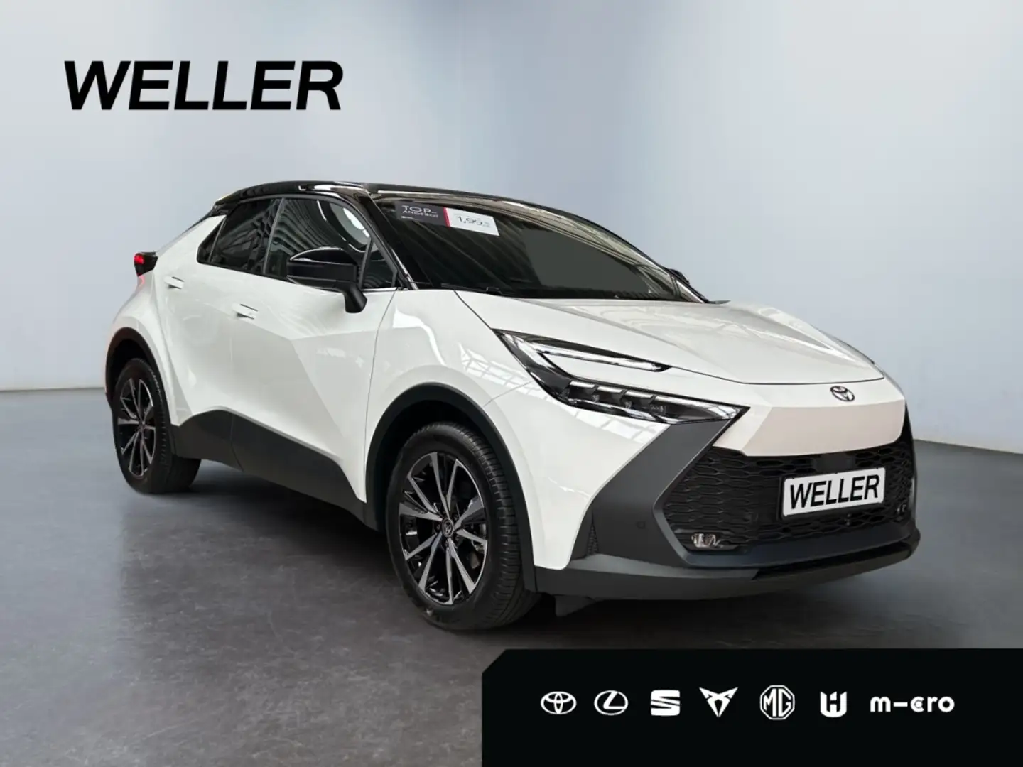 Toyota C-HR Teamplayer Hybridpower trifft Design Weiß - 1