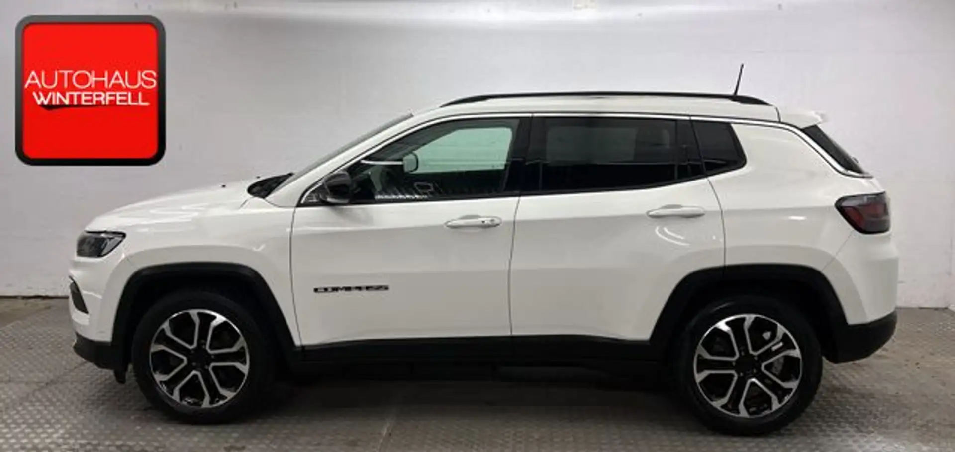 Jeep Compass 1.3 GSE T4 Limited 360+LED+KEYLESS+ACC+ Weiß - 2
