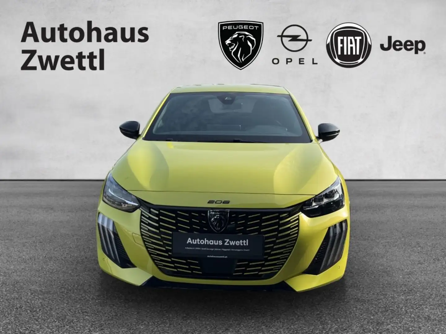 Peugeot 208 -e GT Elektro 156 PS 54kWh Gelb - 2