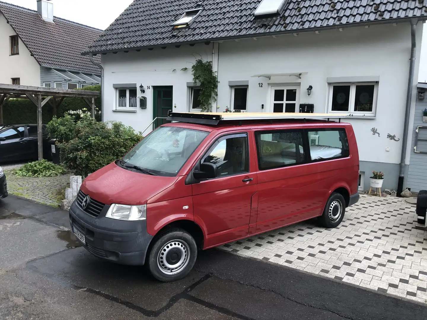 Volkswagen T5 Transporter T5 TDI Lang Rot - 1