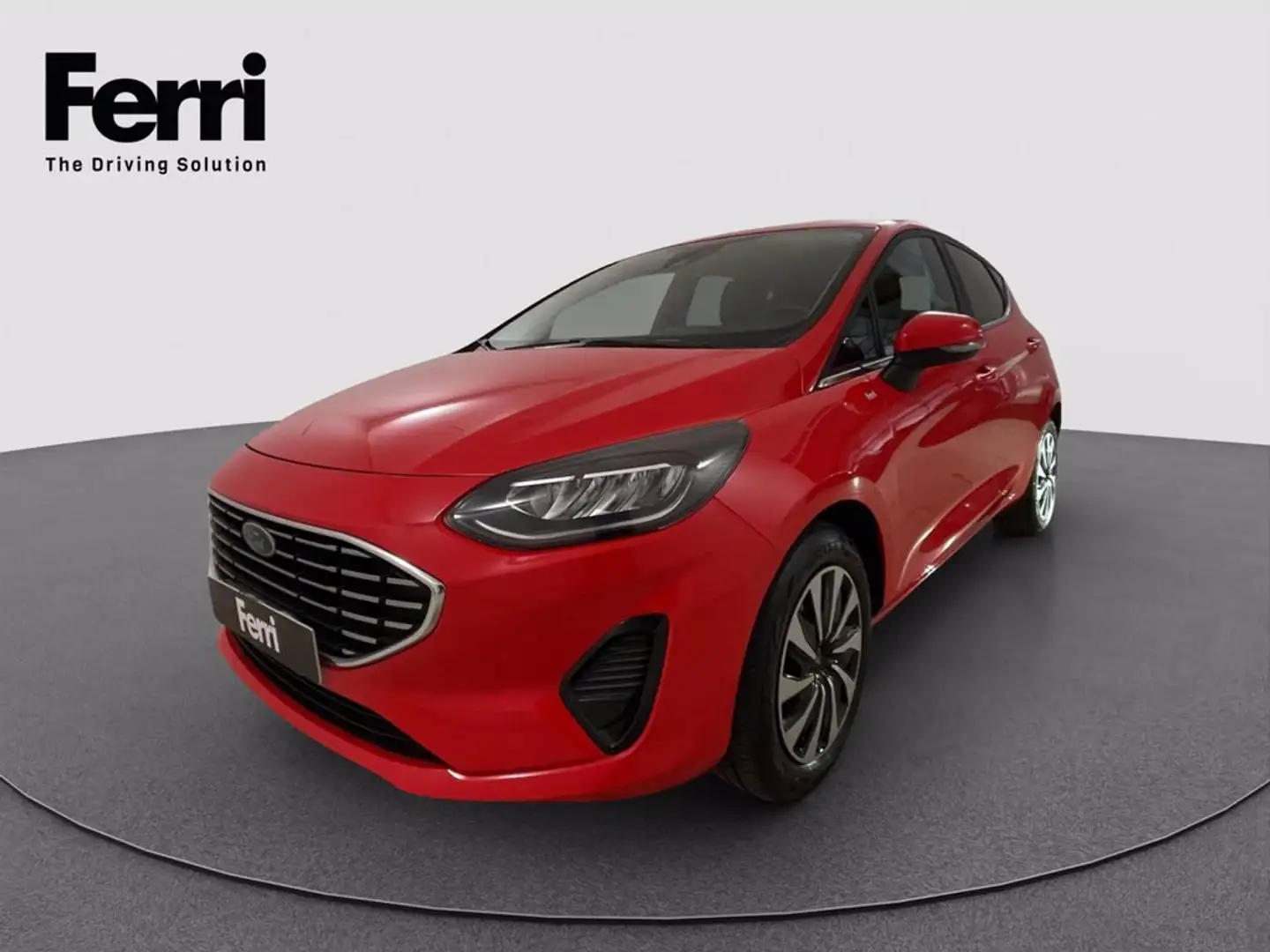 Ford Fiesta 5p 1.1 Titanium 75cv Rood - 1