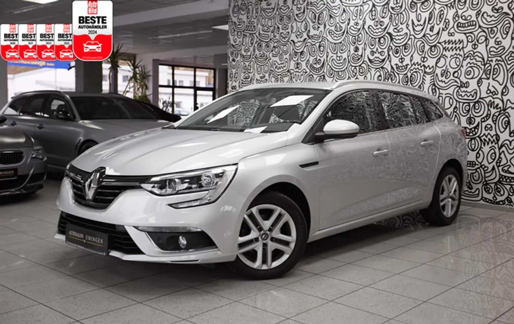 Renault Megane Grandtour BUSINESS*AUTOMATIK*NAVI*AHK*SZH Silber - 1