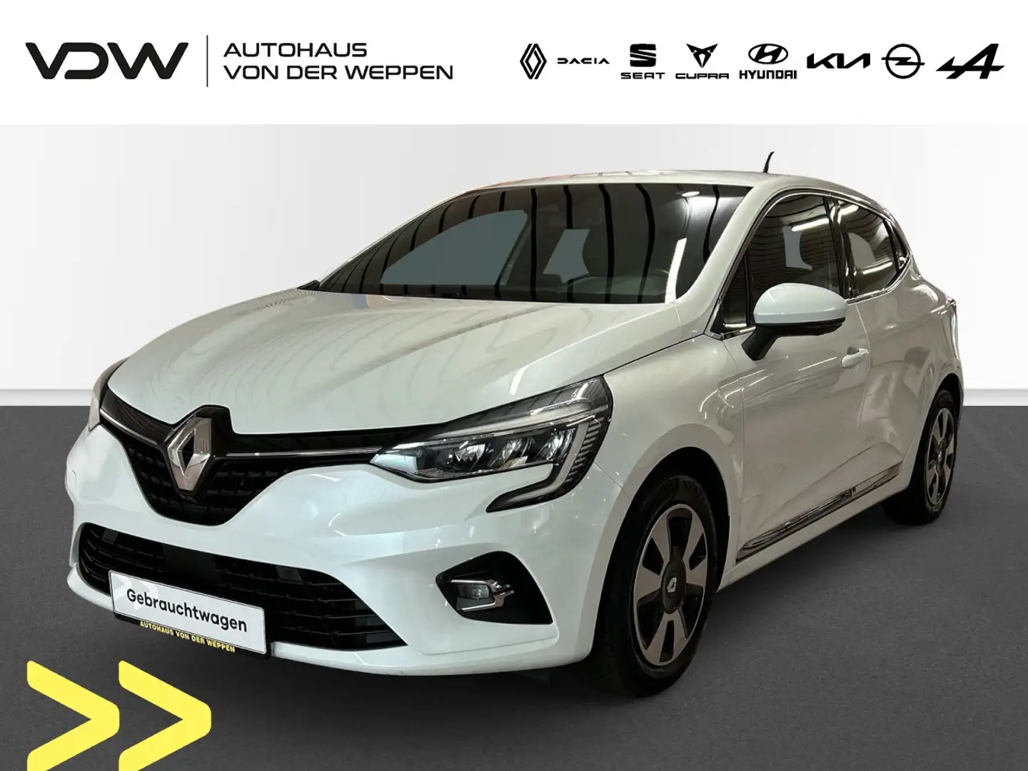 Renault Clio V Intens E-Tech 140 Klima Navi Einparkhilfe Blanc - 1