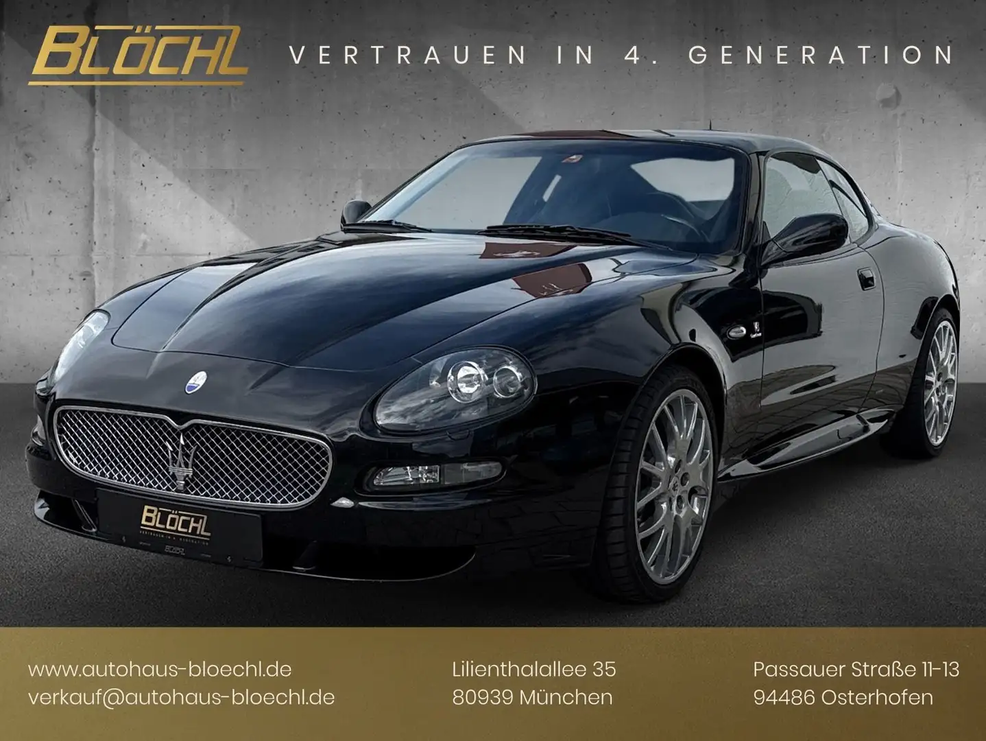 Maserati GranSport *Dt.Auto*TOP Zustand Schwarz - 1