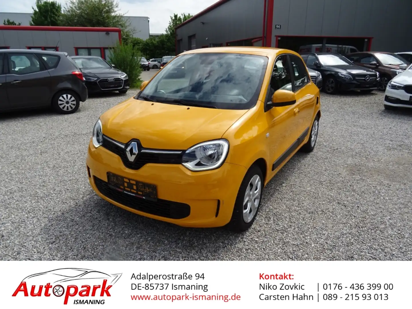 Renault Twingo Limited 1.0 SCe 65 EU6d SHZ Klima BT Giallo - 1