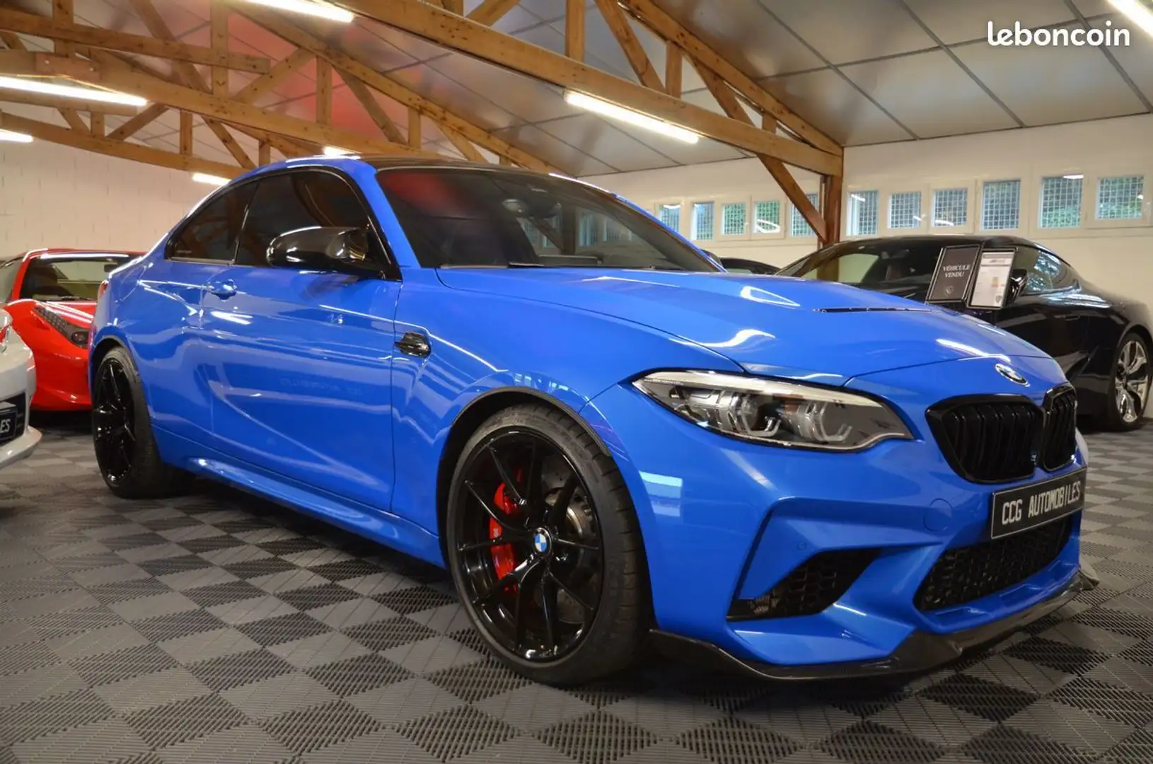 BMW M2 CS immatriculation française Blau - 2