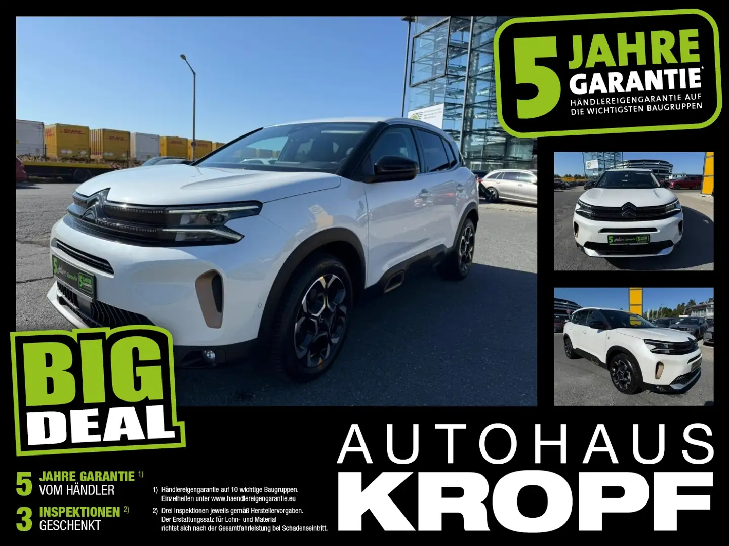 Citroen C5 Aircross 1.2 PureTech 130 C-Series LED+SHZ Weiß - 1