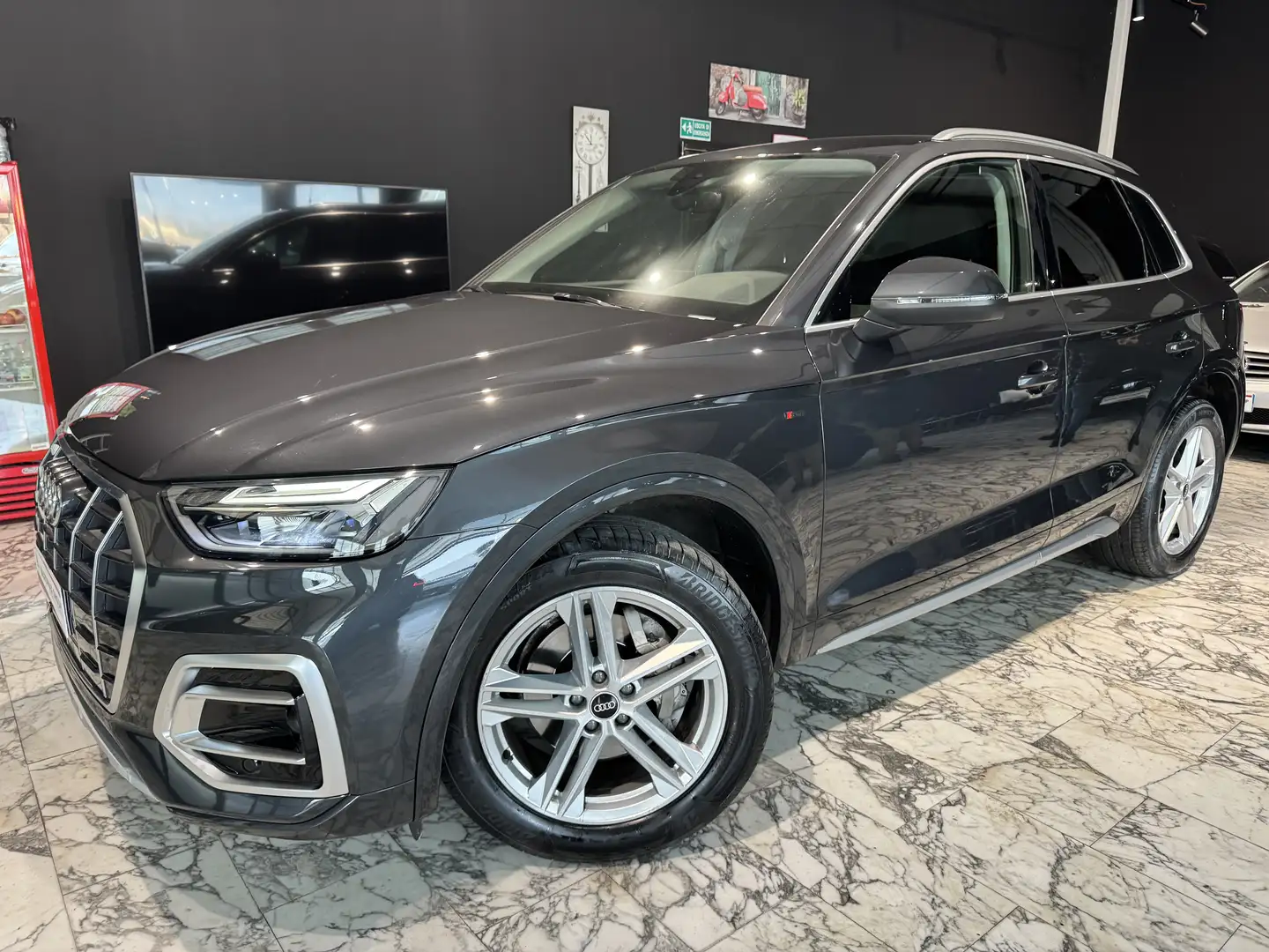 Audi Q5 40 2.0 tdi mhev 12V S line quattro s-tronic IVA E. Grigio - 1