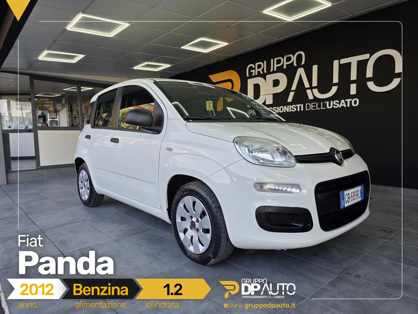 Fiat Panda 1.2 Pop 69cv Blanc - 1