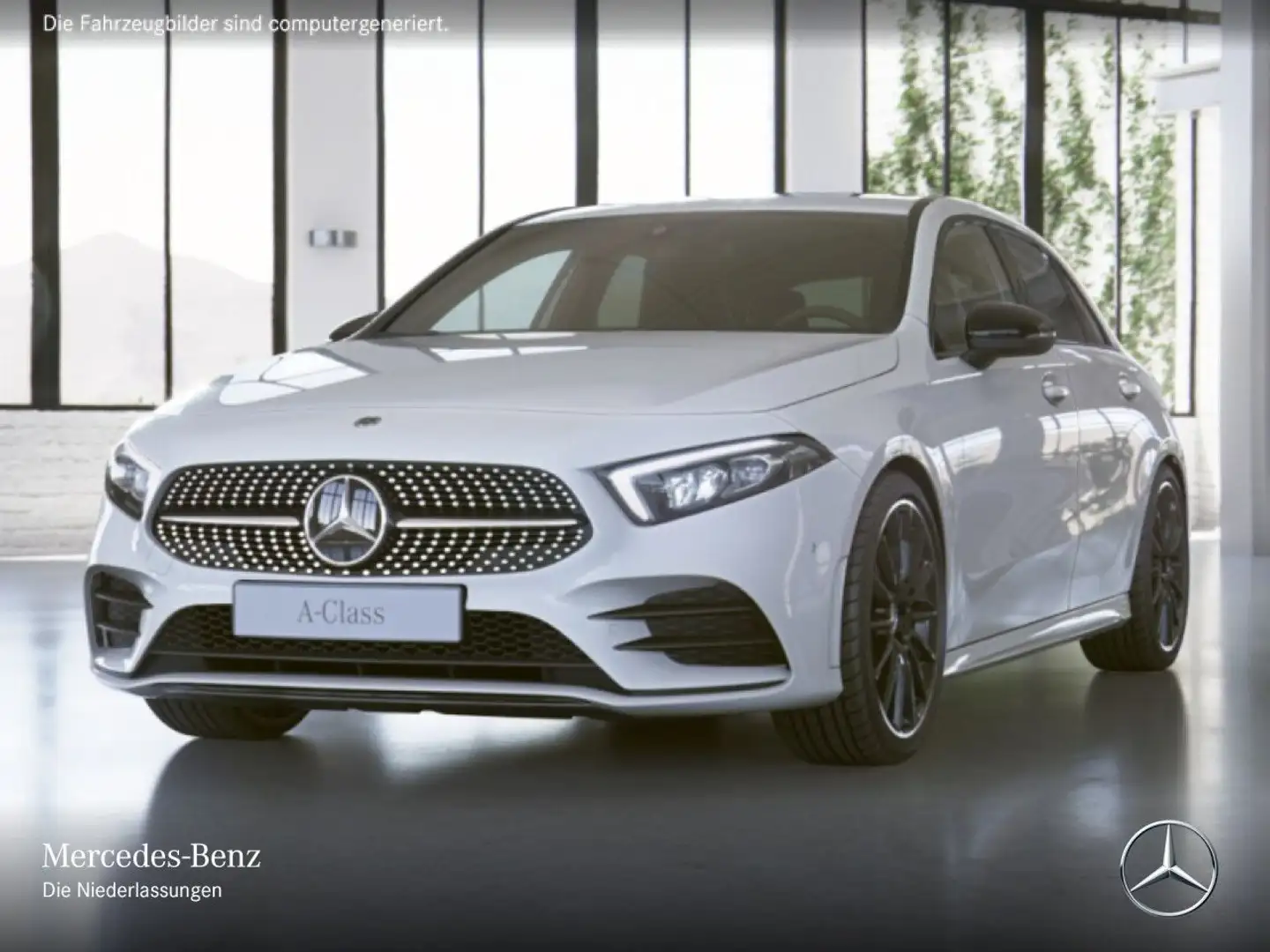 Mercedes-Benz A 250 e AMG+NIGHT+LED+8G Weiß - 2