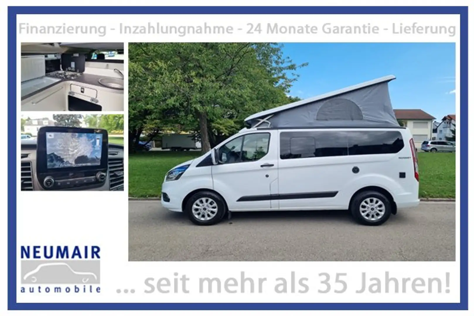 Ford Transit Custom Nugget Aufstelldach * NUR 30tkm! * Weiß - 1