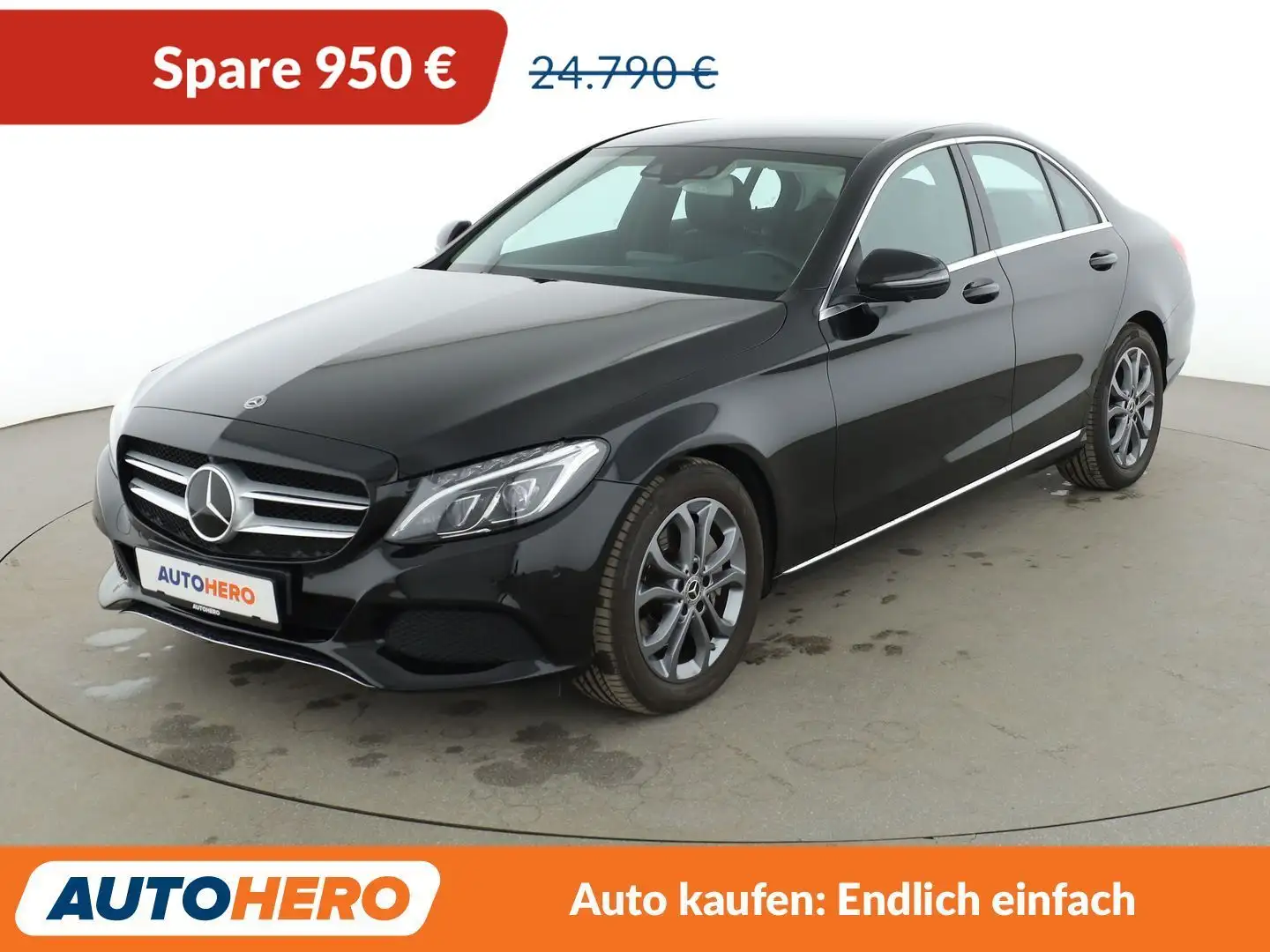 Mercedes-Benz C 250 Avantgarde Aut.*LED*ACC*CAM*PDC*SHZ*KLIMA*GARANTIE Negro - 1
