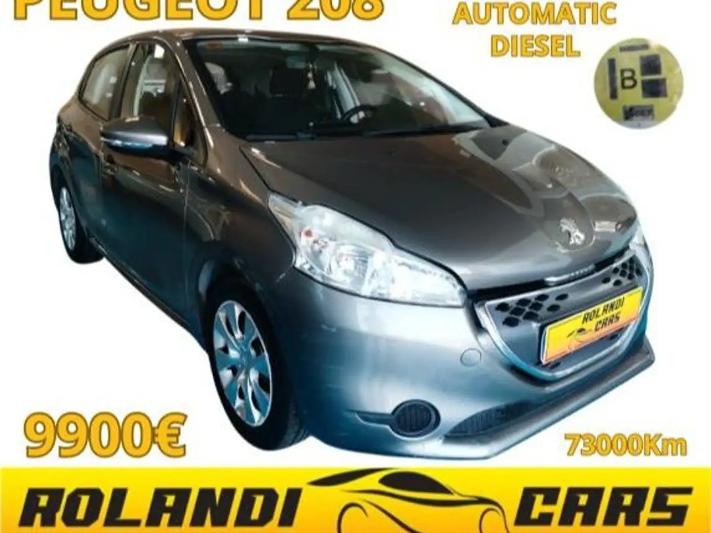 Peugeot 208 3P ACTIVE 1.4 HDi 68 Gris - 1