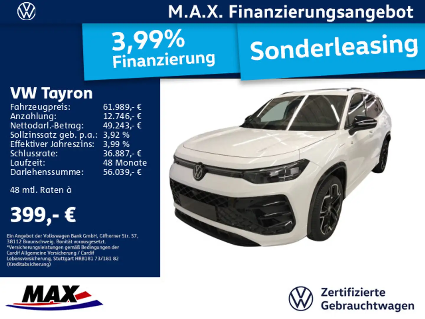 Volkswagen Tayron 1.5 TSI eHybrid R-LINE BLACK STYLE IQ.LIG Blanc - 1