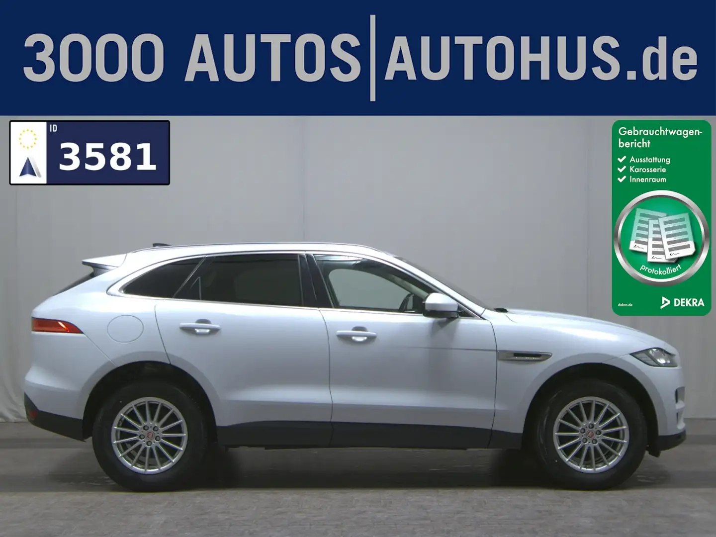 Jaguar F-Pace 30D AWD Prestige Navi HuD AHK DigiTacho Weiß - 1
