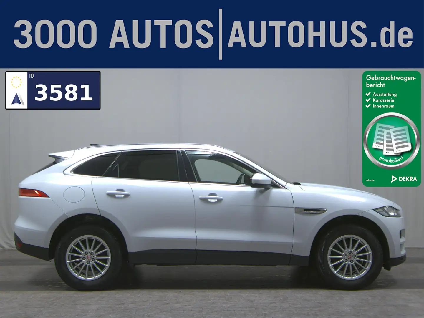 Jaguar F-Pace 30D AWD Prestige Navi HuD AHK DigiTacho Blanc - 1
