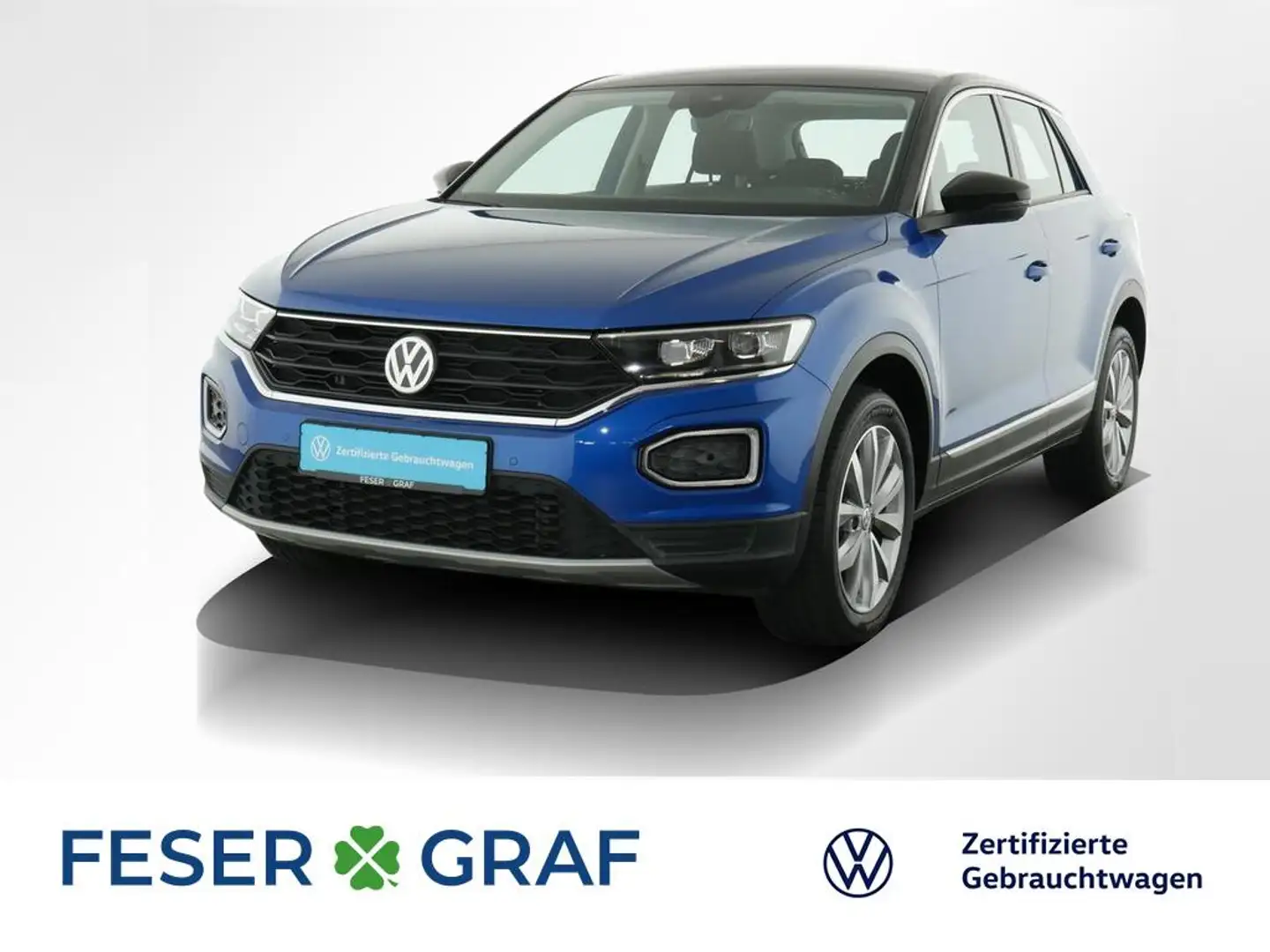 Volkswagen T-Roc Style 1.5 TSI DSG Navi Kamera LED StHz Bleu - 1