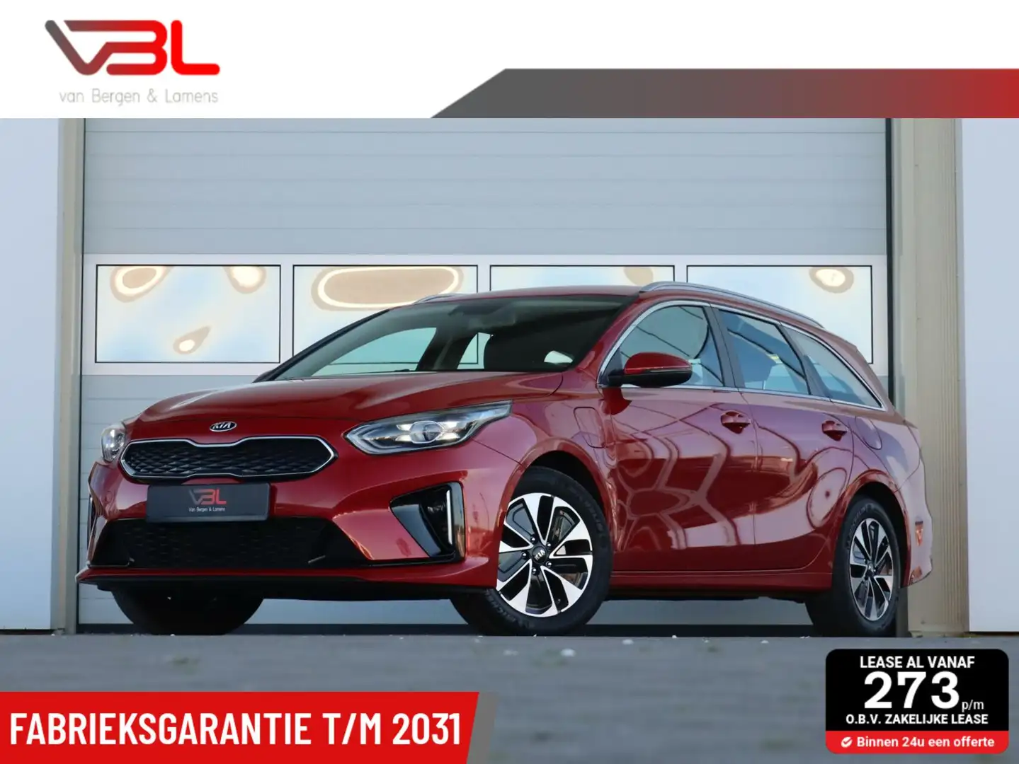 Kia Ceed SW / cee'd SW Sportswagon 1.6 GDI PHEV DynamicPlusLine | Trekhaa Rood - 1