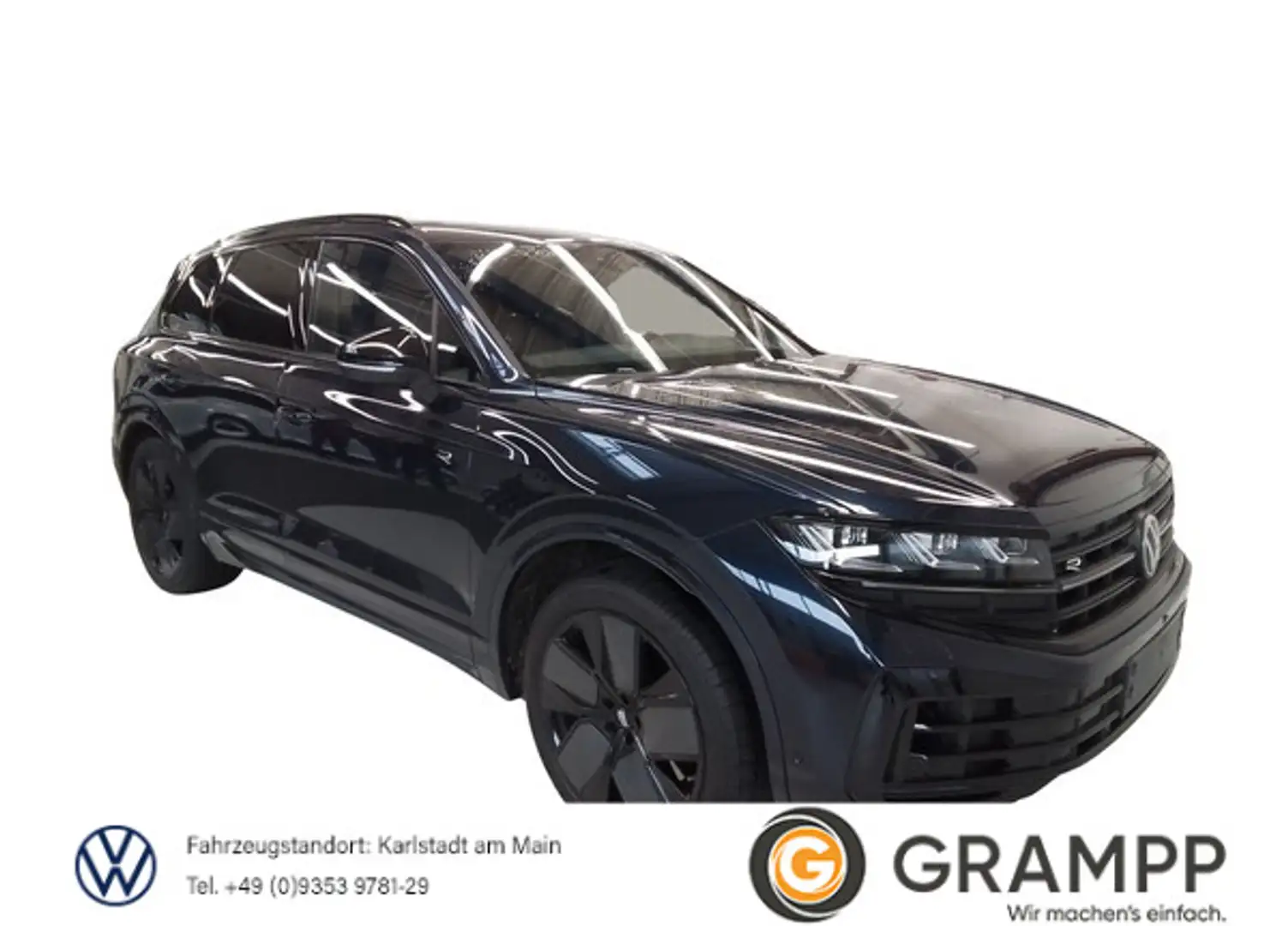 Volkswagen Touareg "R" 3.0TSI eHybrid +AHK+360°+MASSAGE+HUD Blau - 1