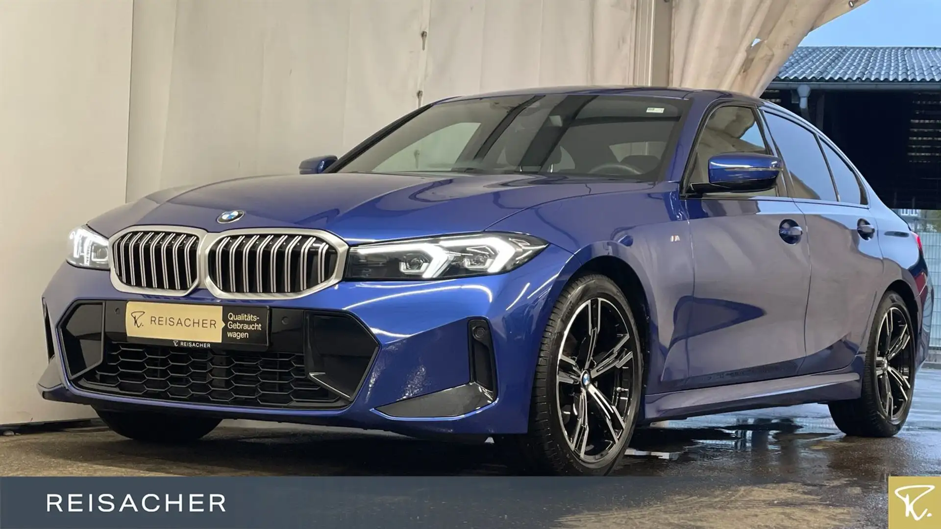 BMW 318 d Lim M-Sport A LCPlus RFK PDC SHZ H&K 18"LM Bleu - 1