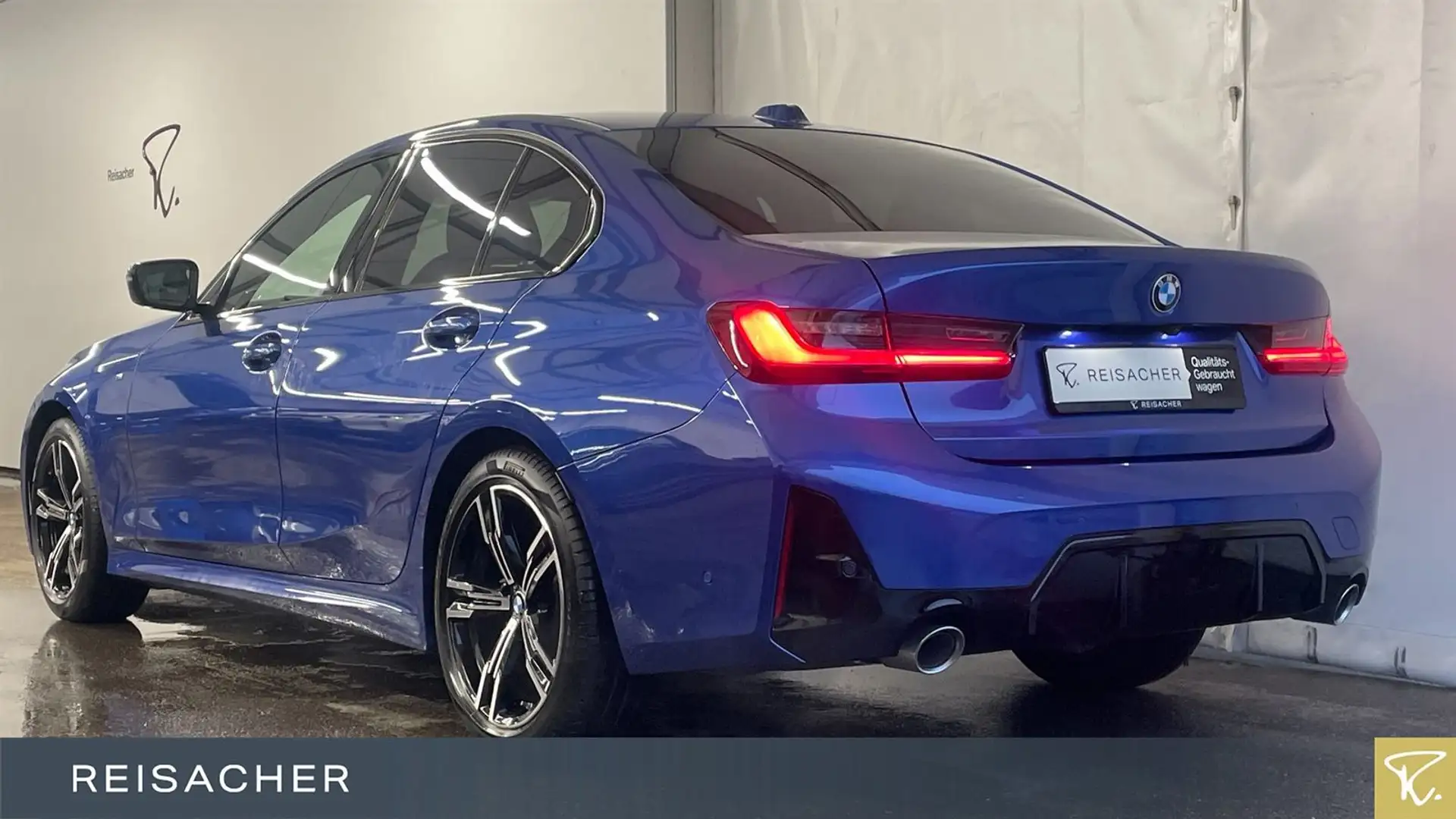 BMW 318 d Lim M-Sport A LCPlus RFK PDC SHZ H&K 18"LM Bleu - 2