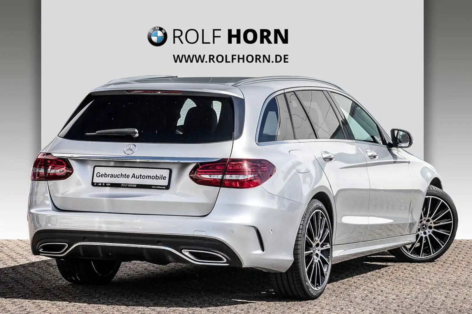 Mercedes-Benz C 180 T AMG Line PDC LED Navi 19" Sitzhzg. Klima Silber - 2